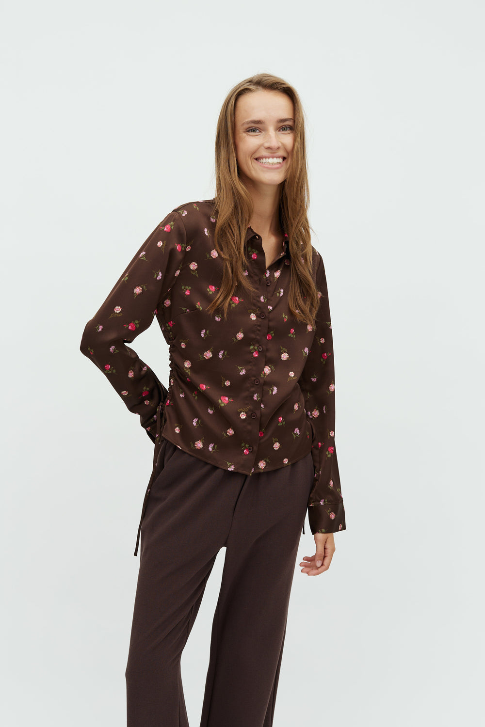 MbyM - Nura-M 63871131 - V53 - Dark Evaline Print Skjorter