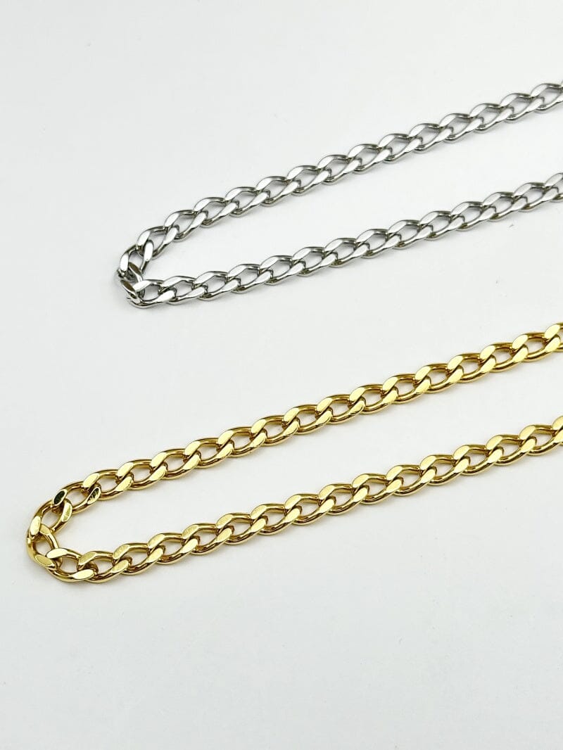 Mellow Moon - Round Palm Tree Mesh Necklace Colfigaro101 - Forgyldt Halskæder