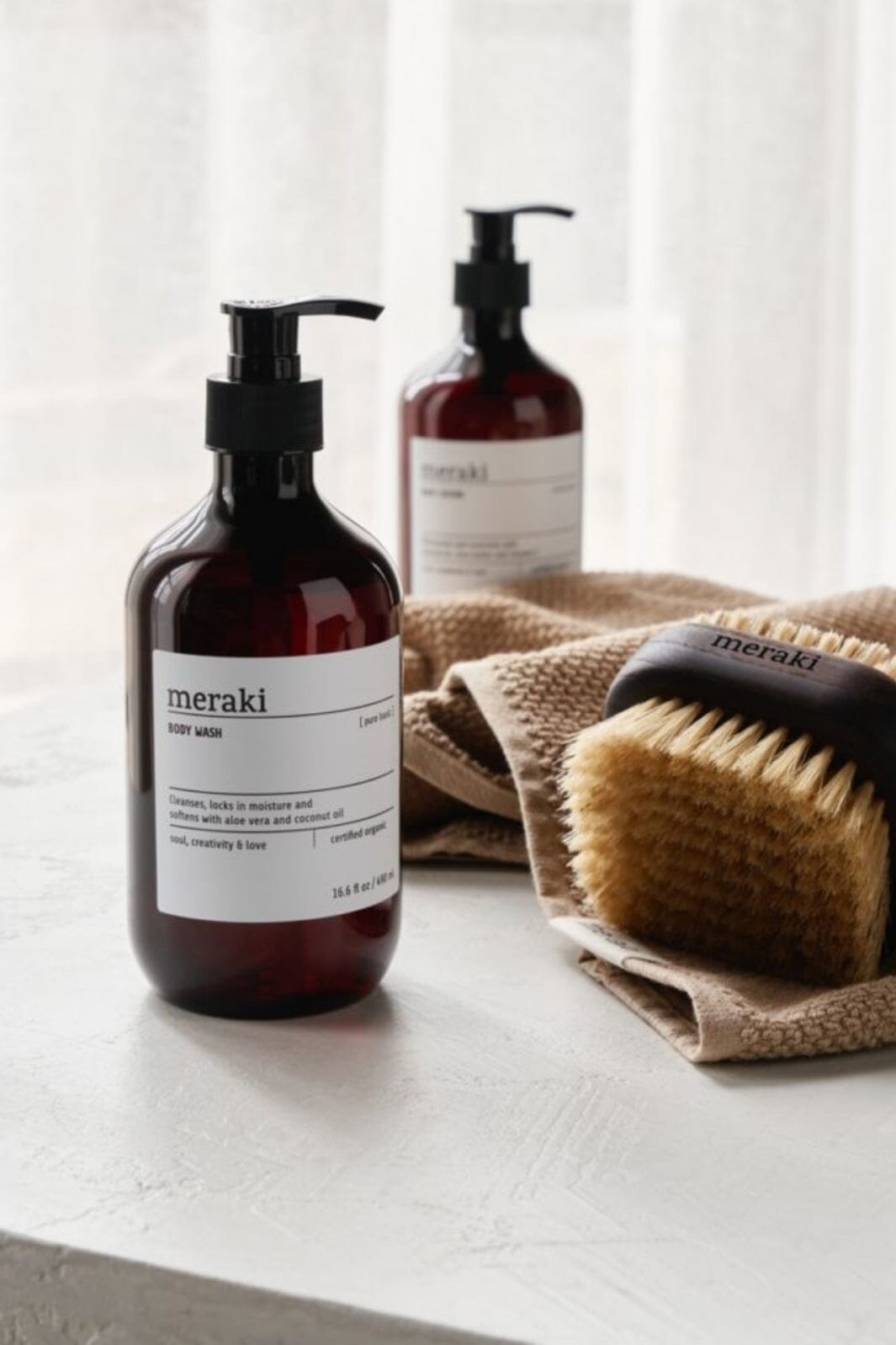 Meraki - Body wash, Pure basic, Brun - 311060500