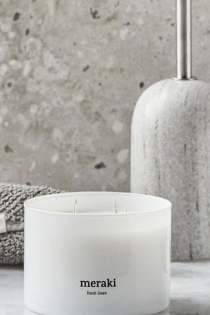 Meraki - Duftlys, Fresh linen Duftlys