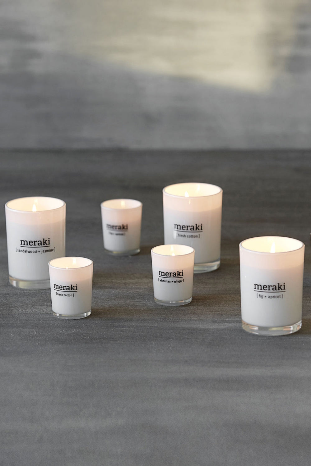 Meraki - Duftlys - White Tea & Ginger 6,7 cm Duftfrisker