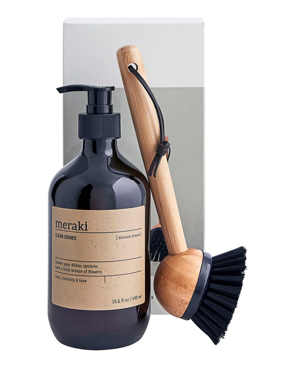 Meraki - Gift box - Blossom breeze - Dish wash essentials - White Køkkentilbehør