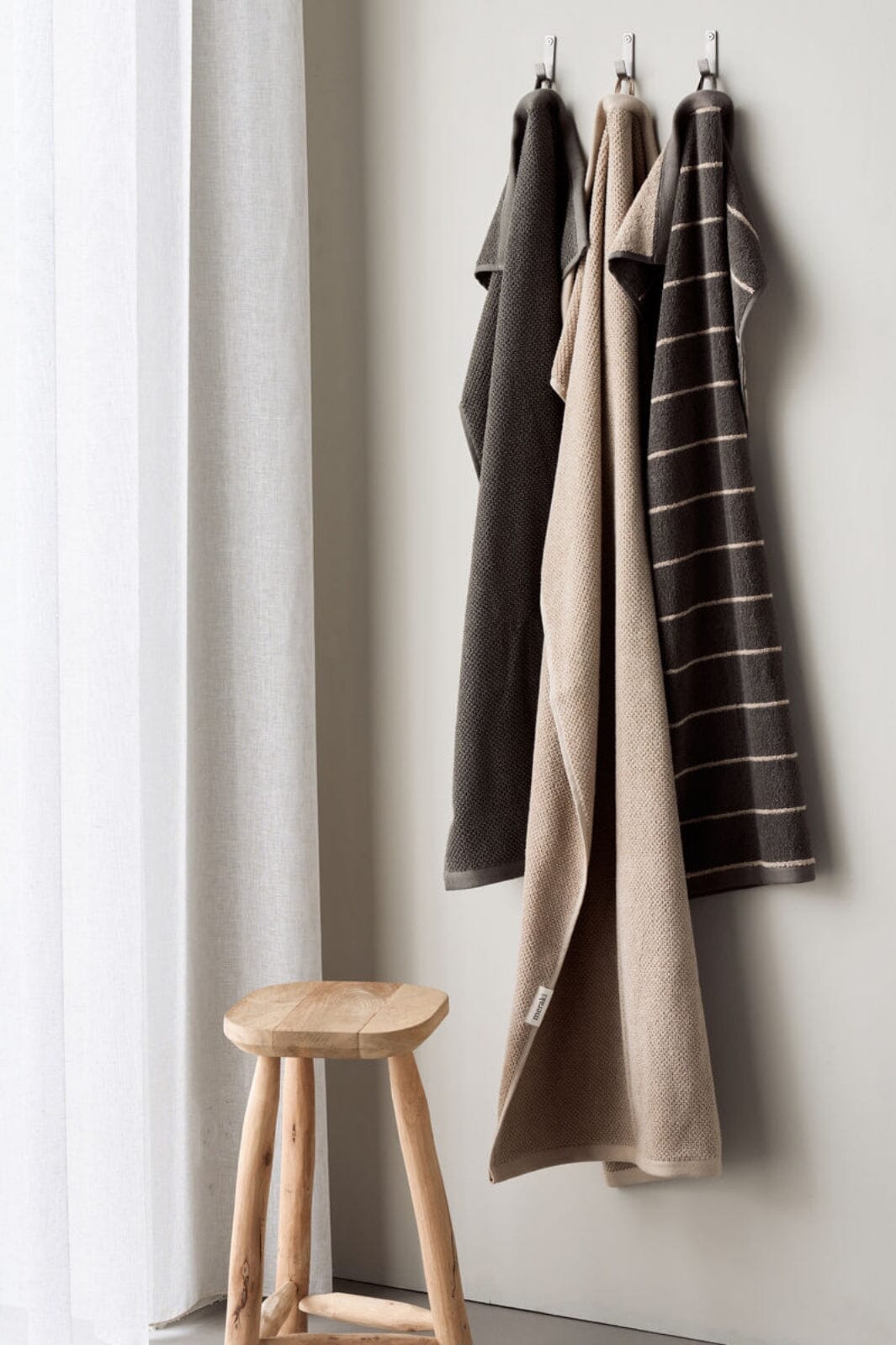 Meraki - Håndklæde, Solid, 70 x 140, Safari Håndklæder