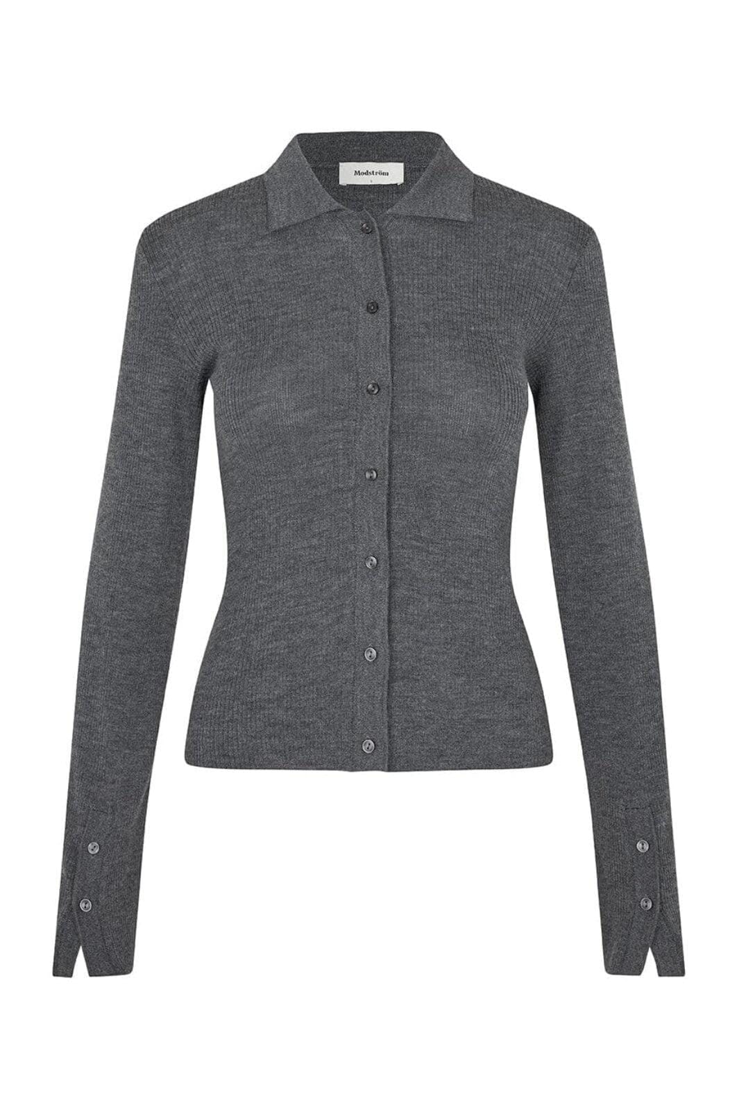 Modström - Hirokimd Cardigan 57474 - 7088 - Dark Grey Melange