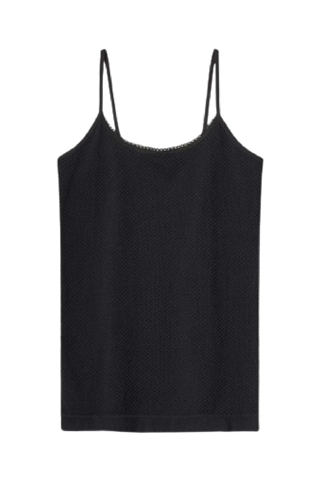 Molly&My Wardrobe - Karina Top w. narrow strap - Black Toppe