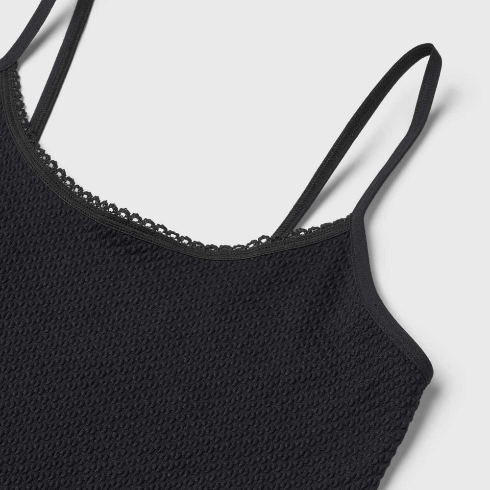 Molly&My Wardrobe - Karina Top w. narrow strap - Black Toppe