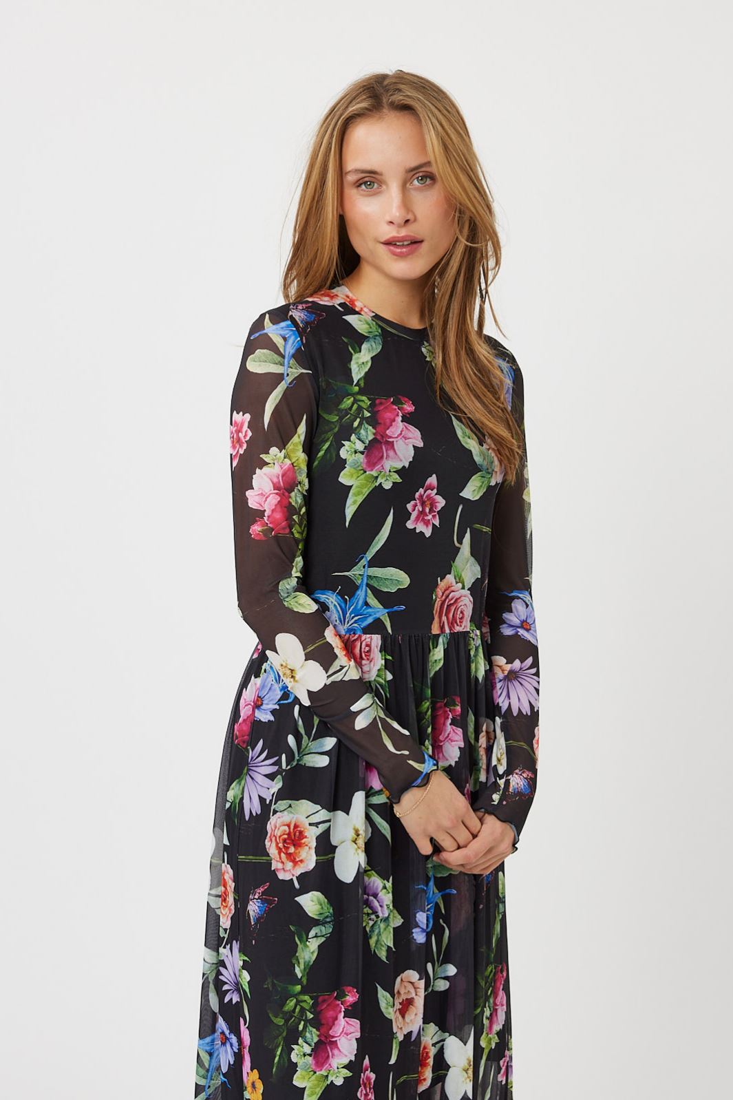 Moves by Minimum - Marisan Maxi Dress - Black Kjoler