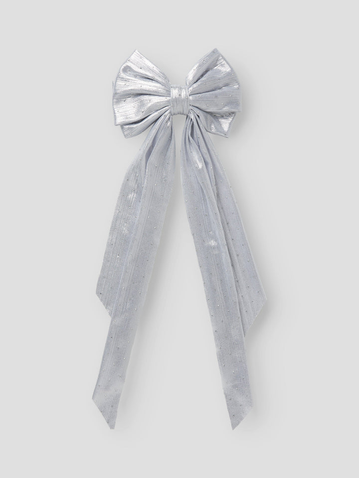 Name It - Nkfriglitter Hairbow - 4887888 Silver Hårbånd