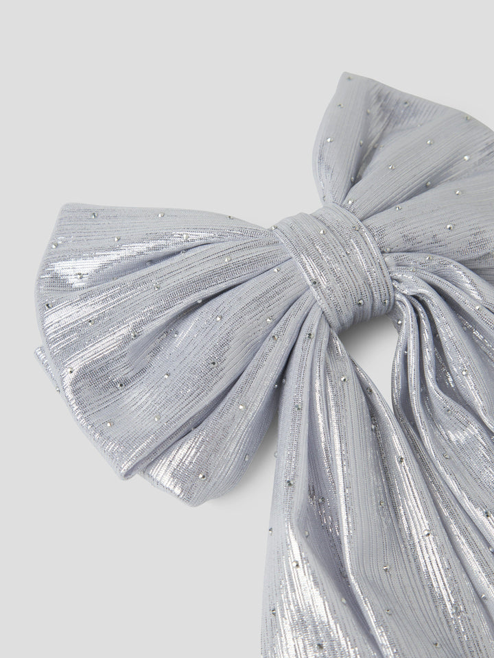 Name It - Nkfriglitter Hairbow - 4887888 Silver Hårbånd