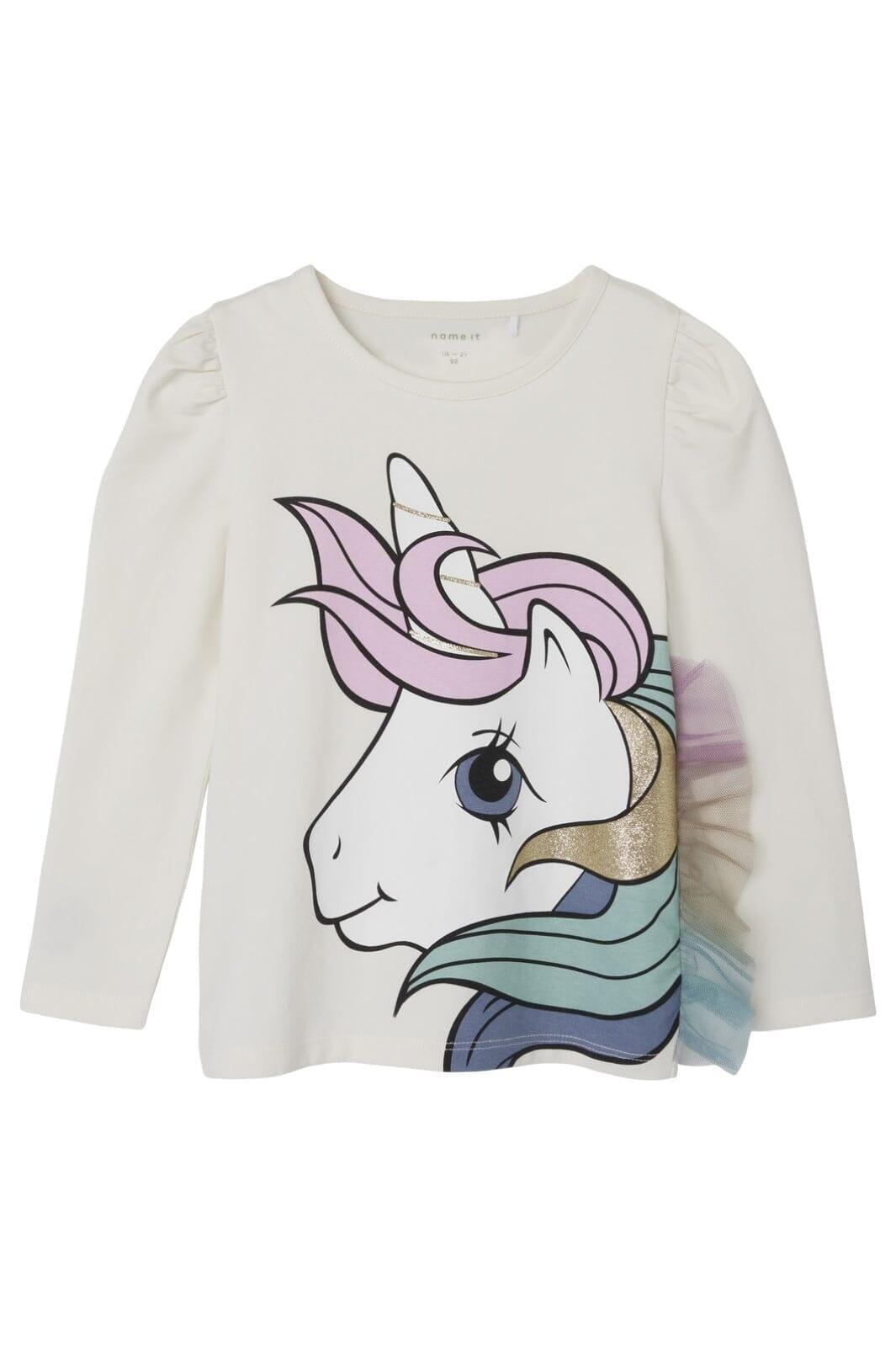 Name It - Nmfsille Ls Top - 4568616 Jet Stream Bluser