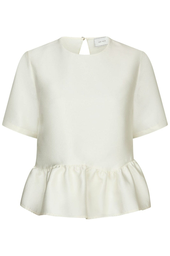 Neo Noir - Alva Dull Satin Blouse 165748 - 124 - Ivory