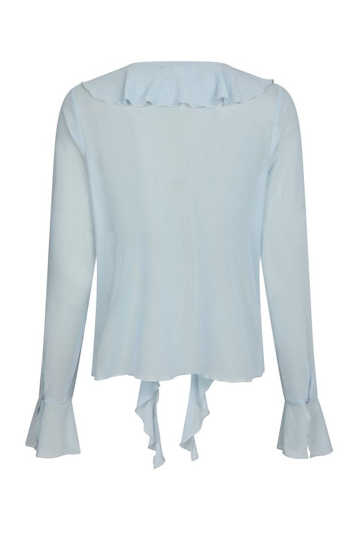 Neo Noir - Anika Mesh Blouse 165644 - 145 - Light Blue