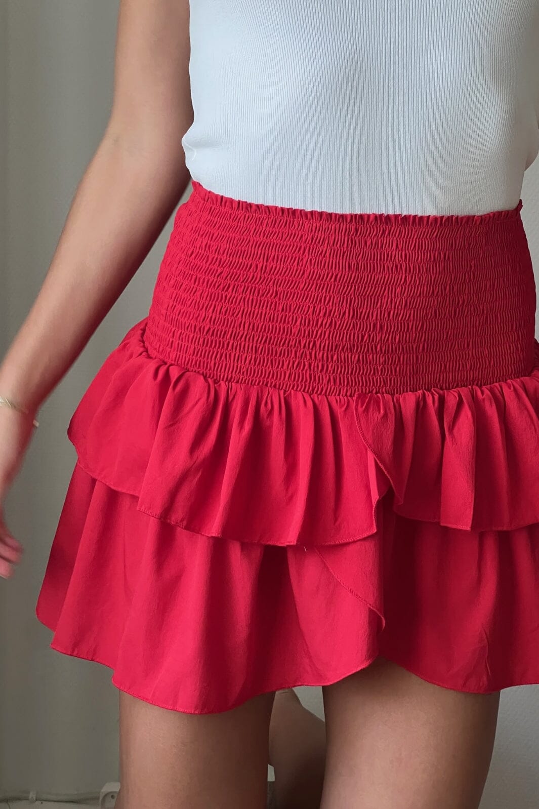 Neo Noir - Carin R Skirt - Raspberry Nederdele