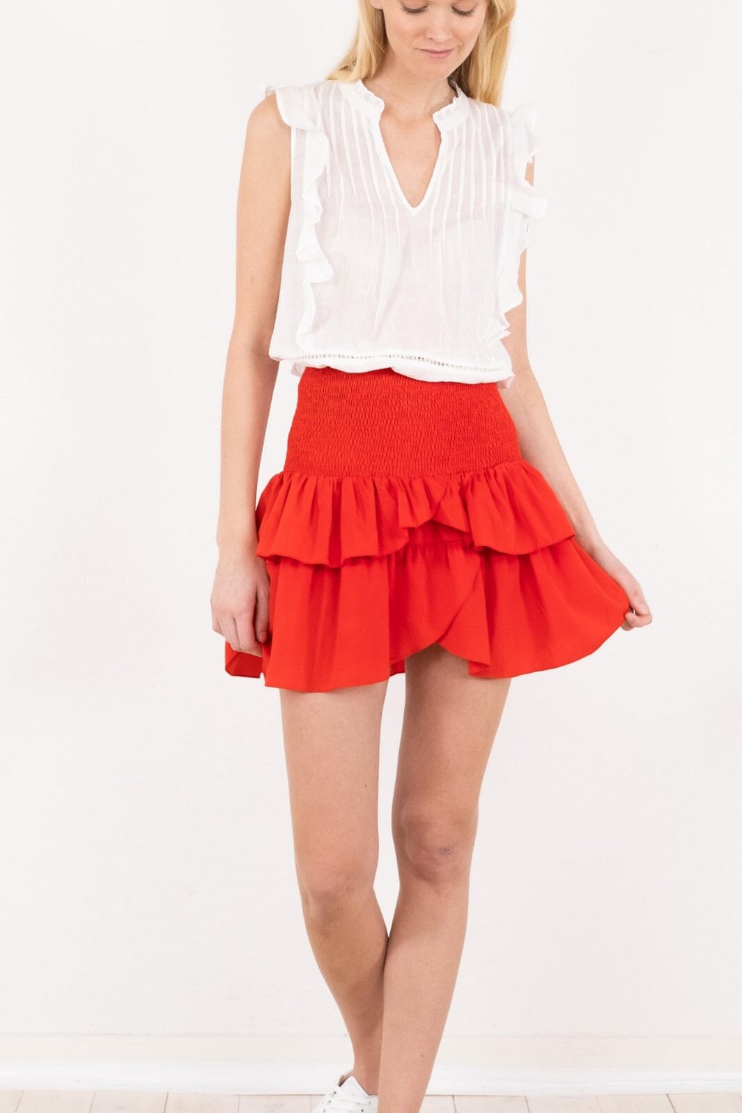 Neo Noir - Carin R Skirt - Red Nederdele