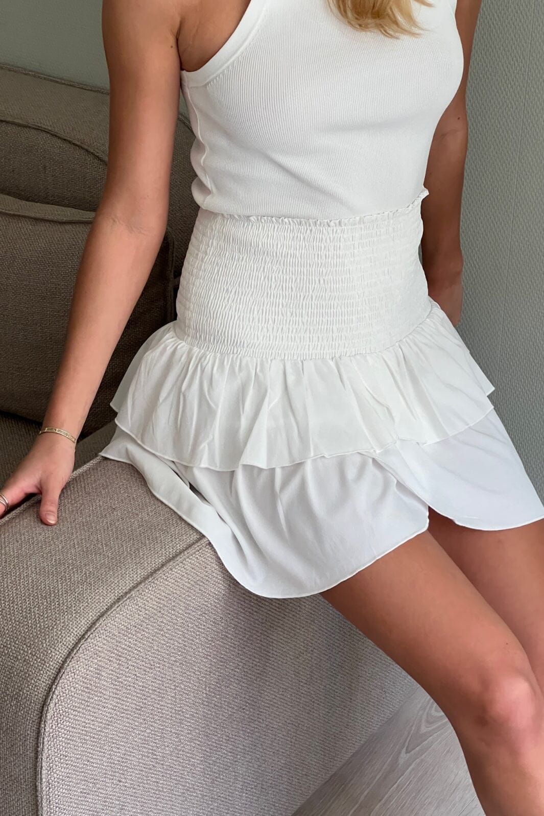 Neo Noir - Carin R Skirt - White Nederdele
