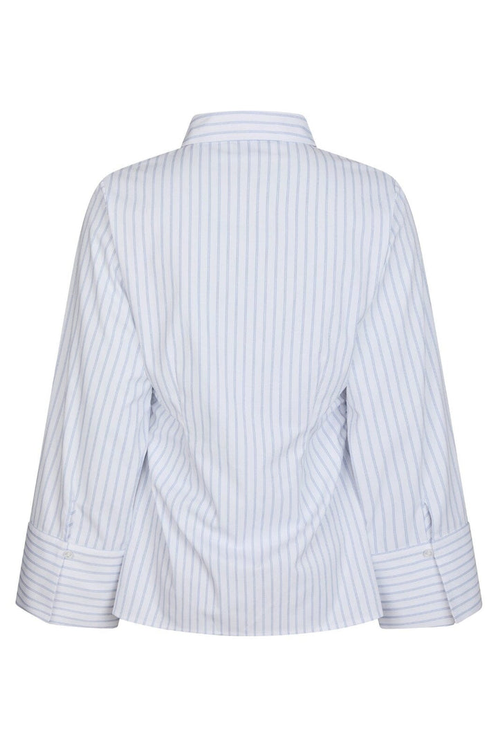 Neo Noir - Caroli Slim Stripe Shirt 166220 - 120 - White