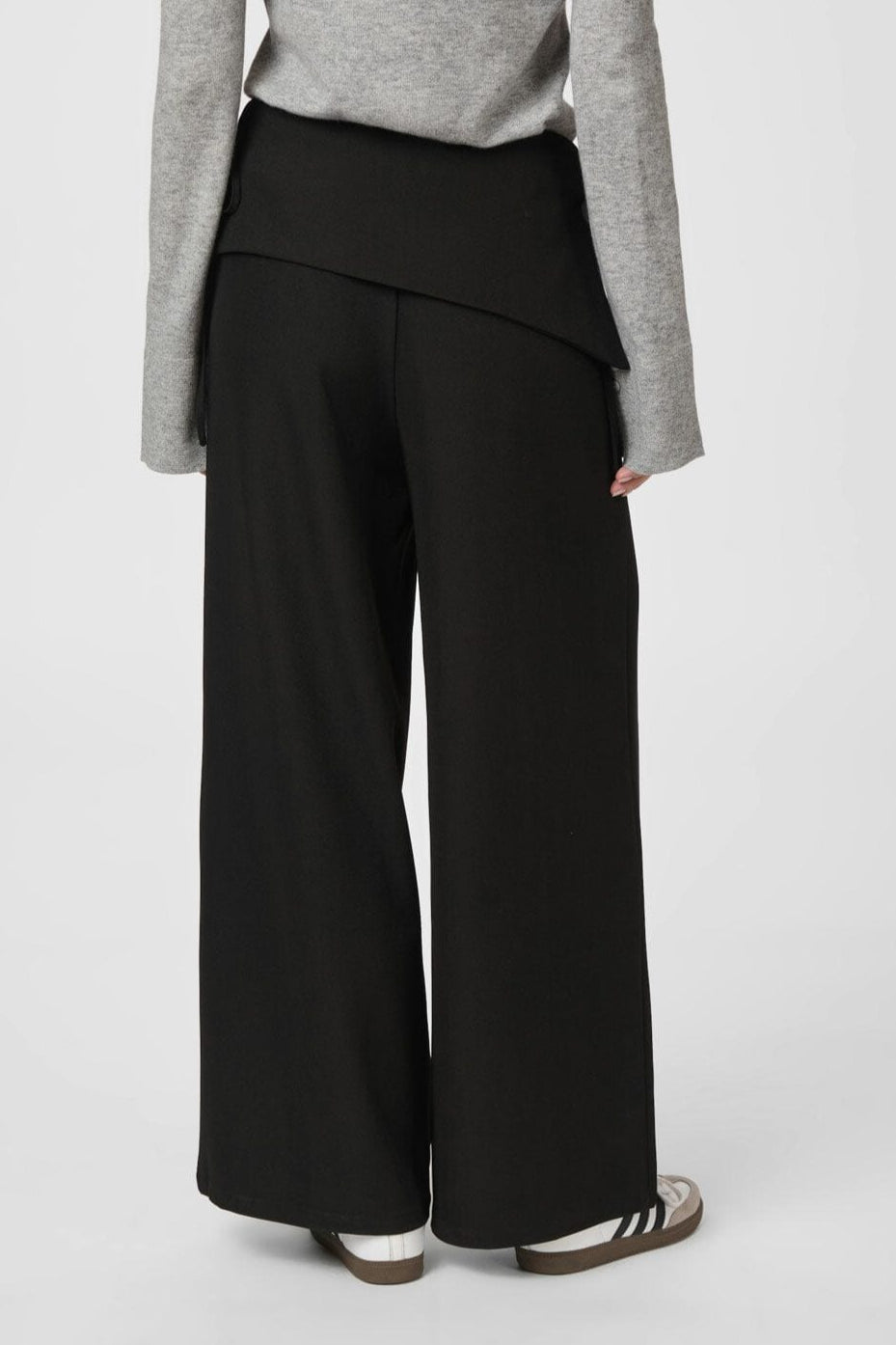 Neo Noir - Deani Fold Pants 166168 - 100 - Black