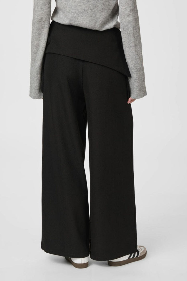 Neo Noir - Deani Fold Pants 166168 - 100 - Black