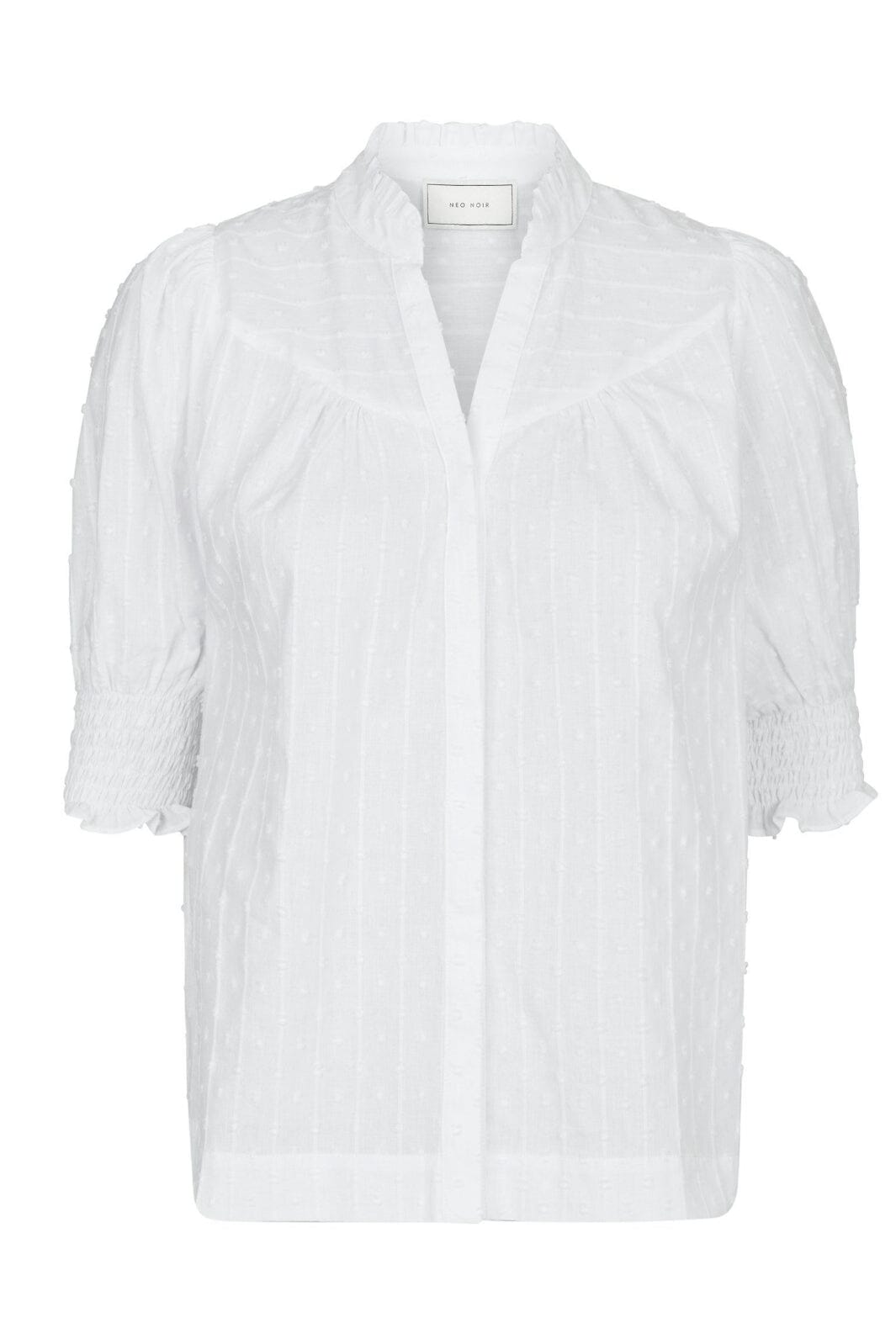 Neo Noir - Diana B Dobby Blouse 166142 - 120 - White