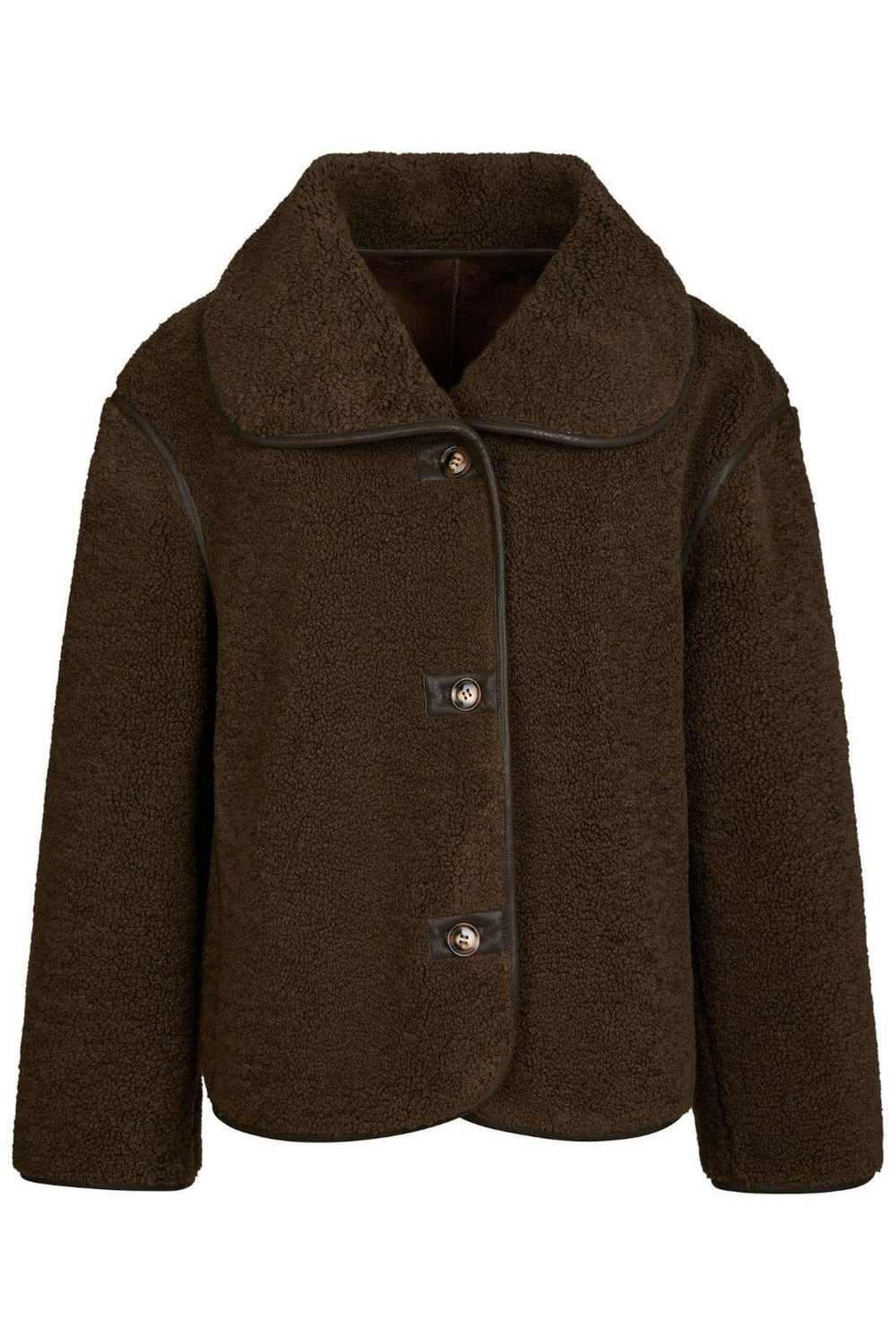 Neo Noir - Edmund Teddy Jacket 164851 - 676 - Dark Brown