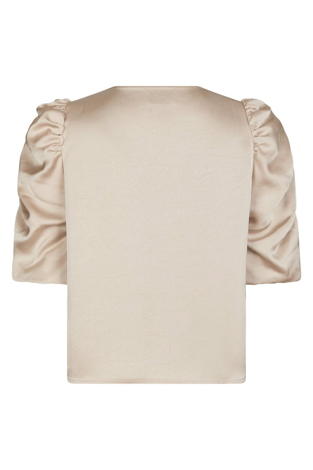 Neo Noir - Elba Heavy Sateen Blouse 165799 - 720 - Champagne