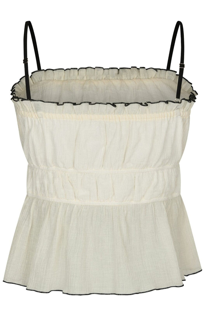 Neo Noir - Emberly Crepe Top 165824 - 122 - Creme