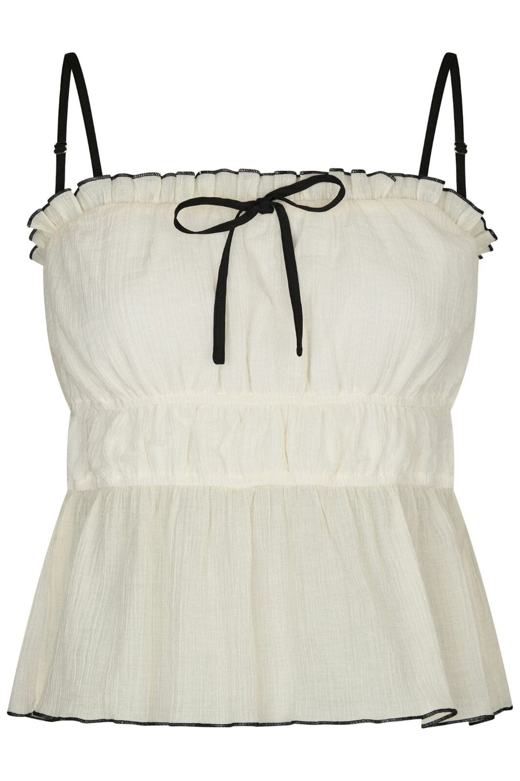 Neo Noir - Emberly Crepe Top 165824 - 122 - Creme