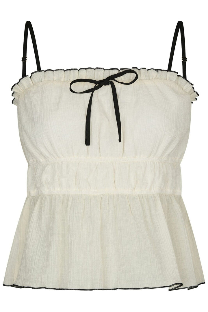 Neo Noir - Emberly Crepe Top 165824 - 122 - Creme