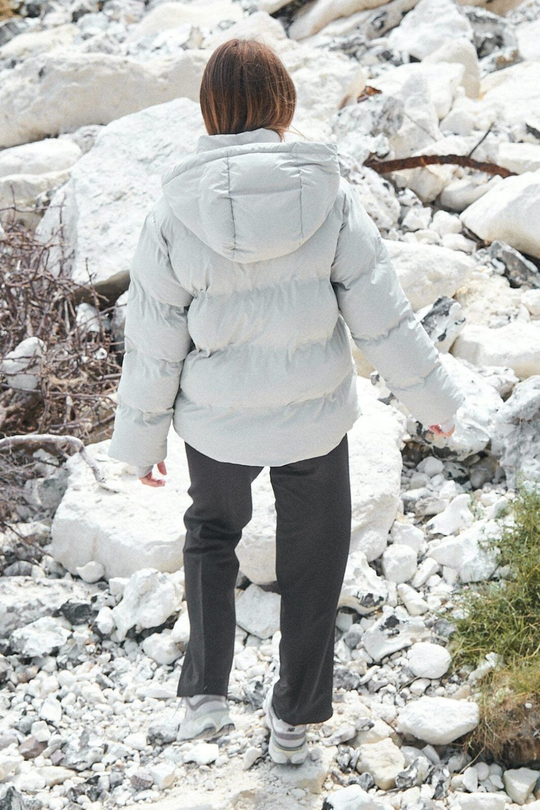 Neo Noir - Fox C Puffer Jacket - Ivory Jakker
