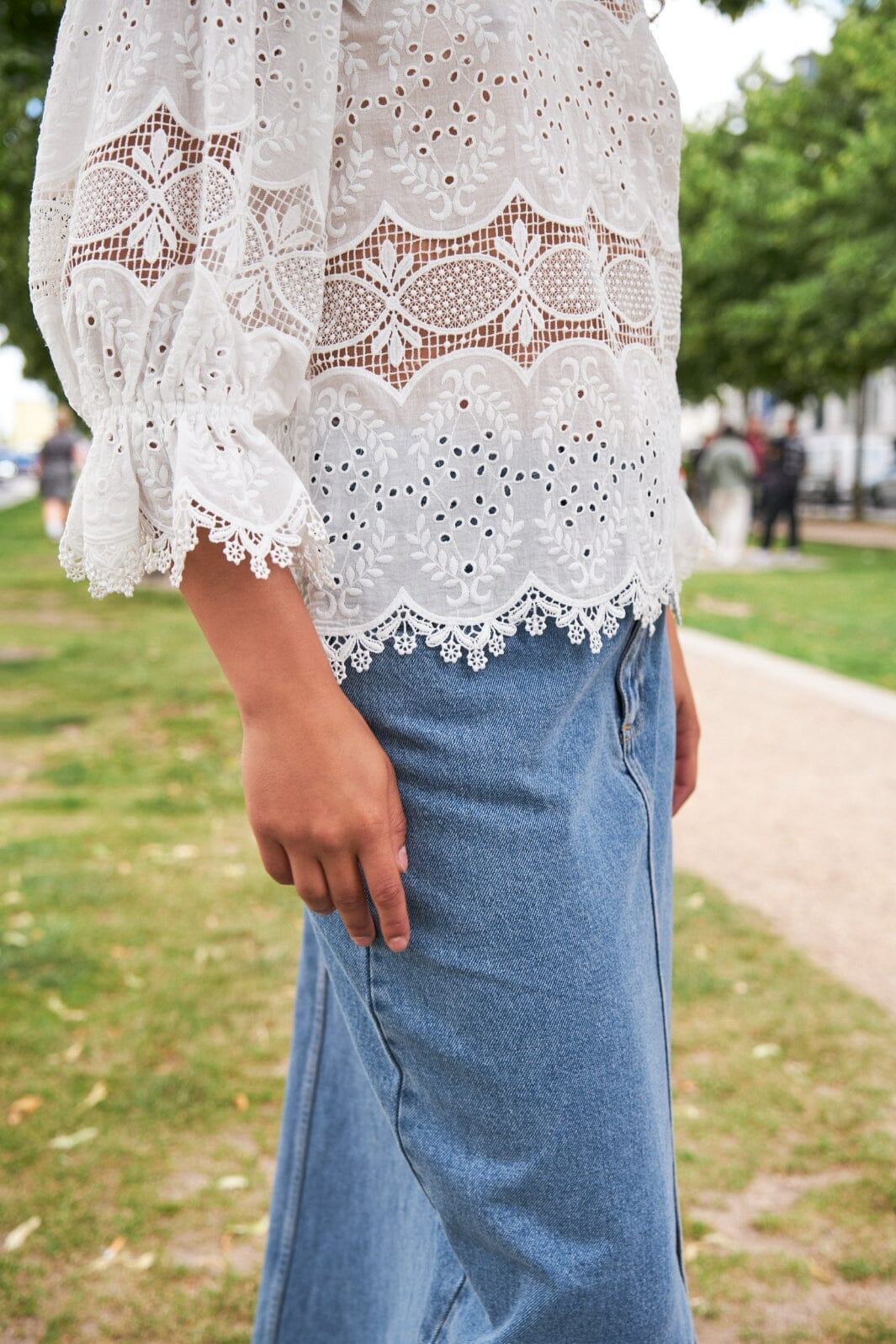 Neo Noir - Frankie D Skirt - Vintage Blue Nederdele