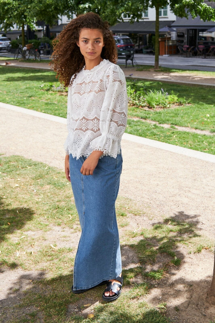 Neo Noir - Frankie D Skirt - Vintage Blue Nederdele