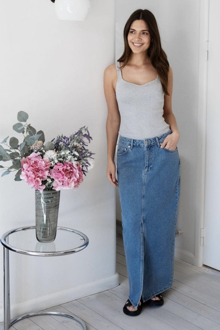 Neo Noir - Frankie D Skirt - Vintage Blue Nederdele