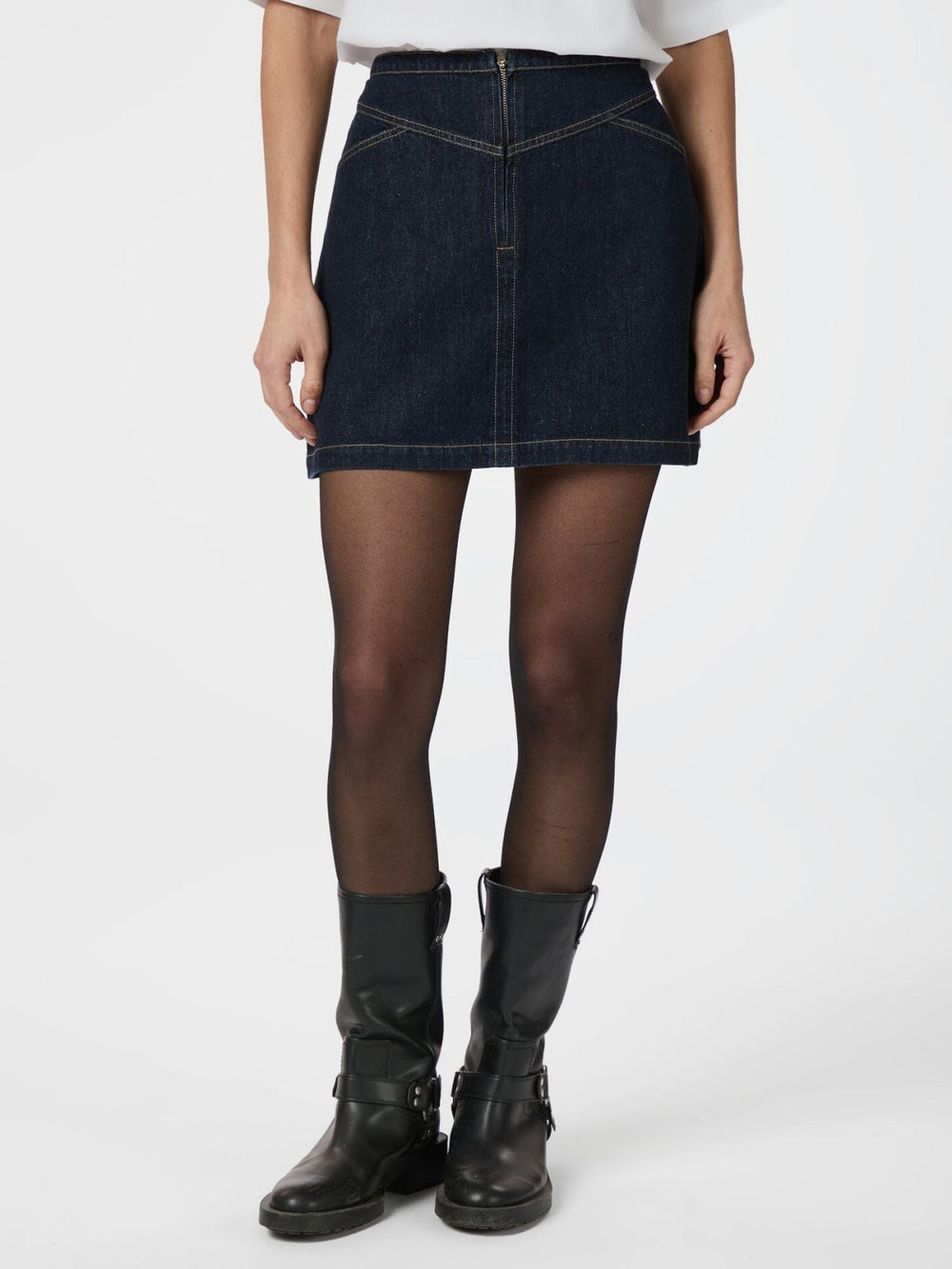 Neo Noir - Gabani Denim Skirt 164288 - Dark Blue Nederdele