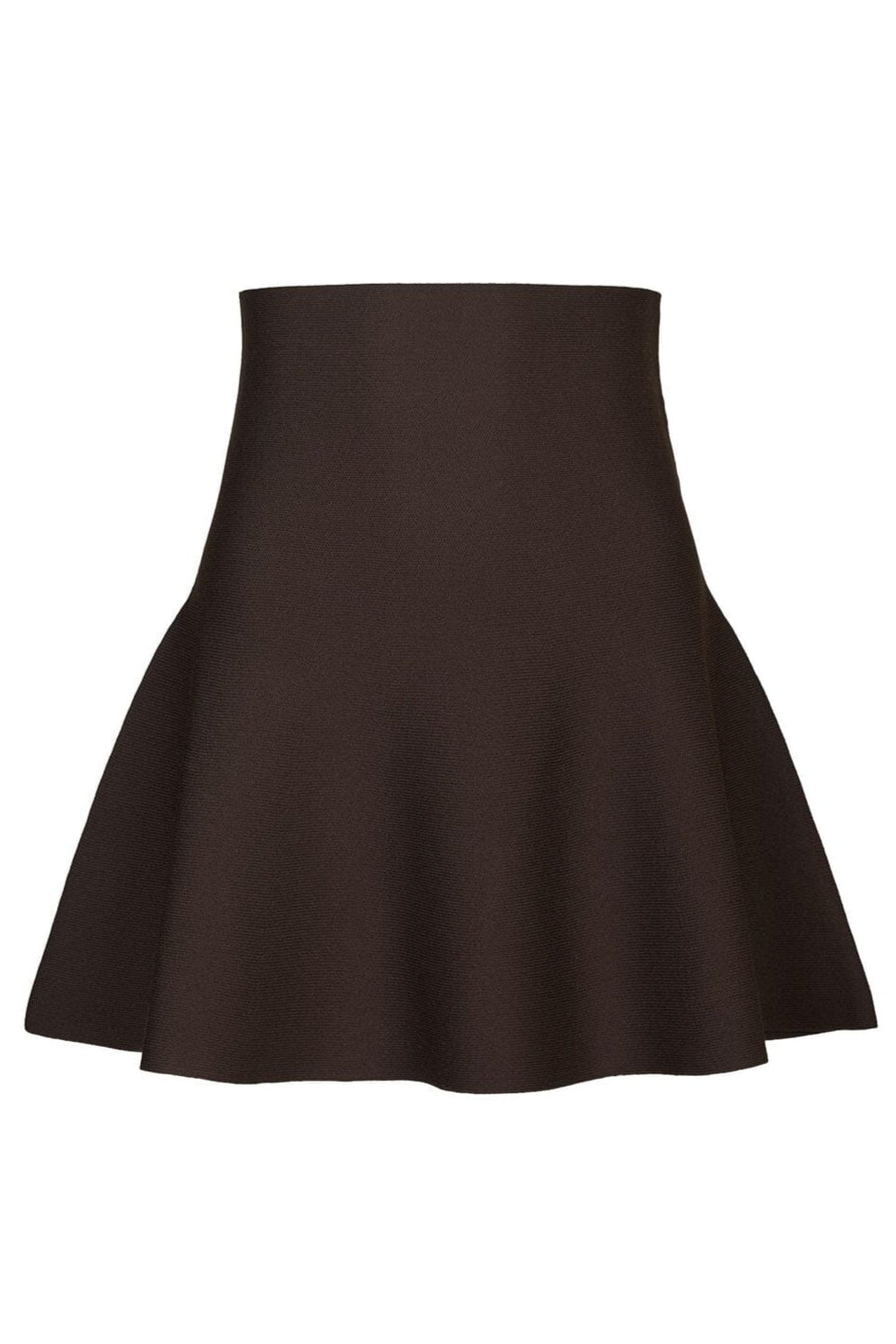 Neo Noir - Hanna Smooth Knit Skirt 165351 - 676 - Dark Brown