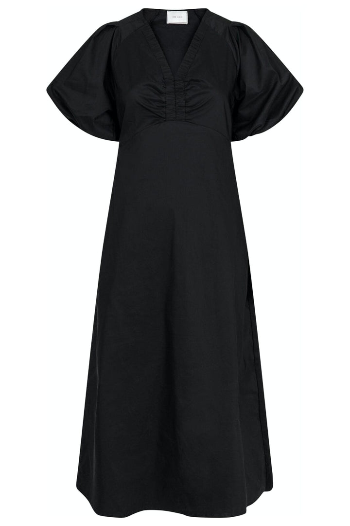 Neo Noir - Illana Poplin Dress - Black Kjoler