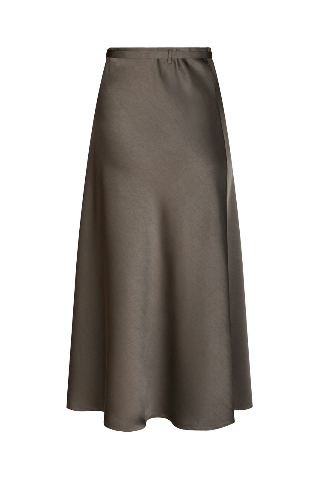Neo Noir - Innell Heavy Sateen Skirt 165932 - 189 - Warm Grey