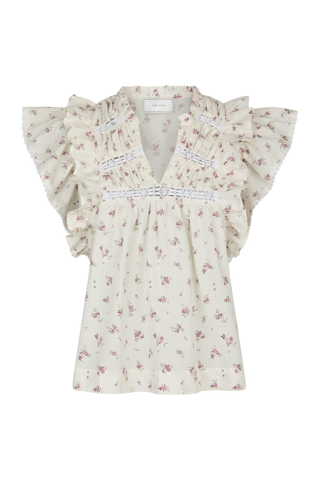 Neo Noir - Jayla Small Blossom Top 165648 - 122 - Creme