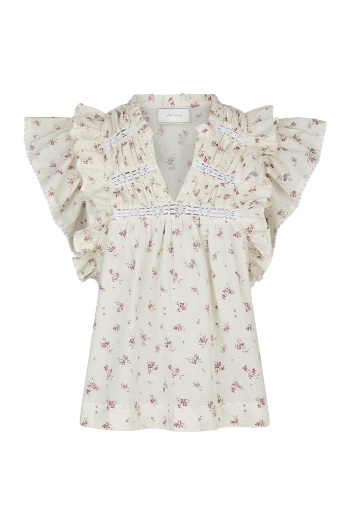 Neo Noir - Jayla Small Blossom Top 165648 - 122 - Creme