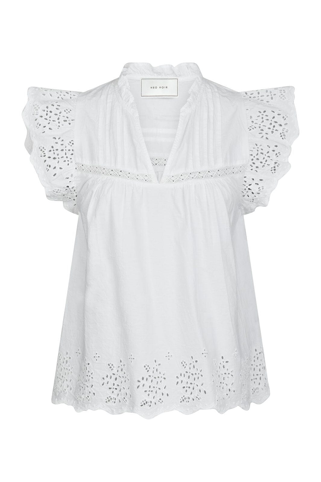Neo Noir - Kyoti Embroidery Top 165109 - 120 - White