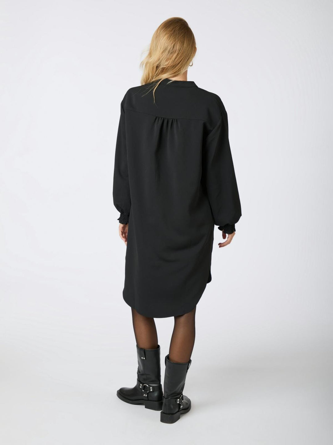 Neo Noir - Lexia Crepe Dress - Black Kjoler