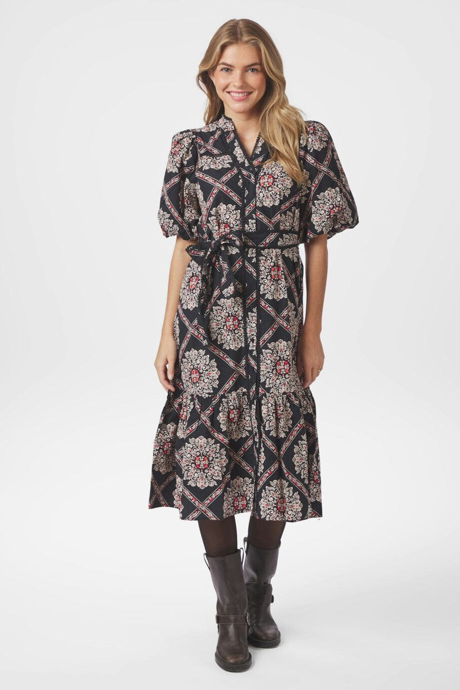 Neo Noir - Margarita Pure Boho Dress 166783 - 100 - Black