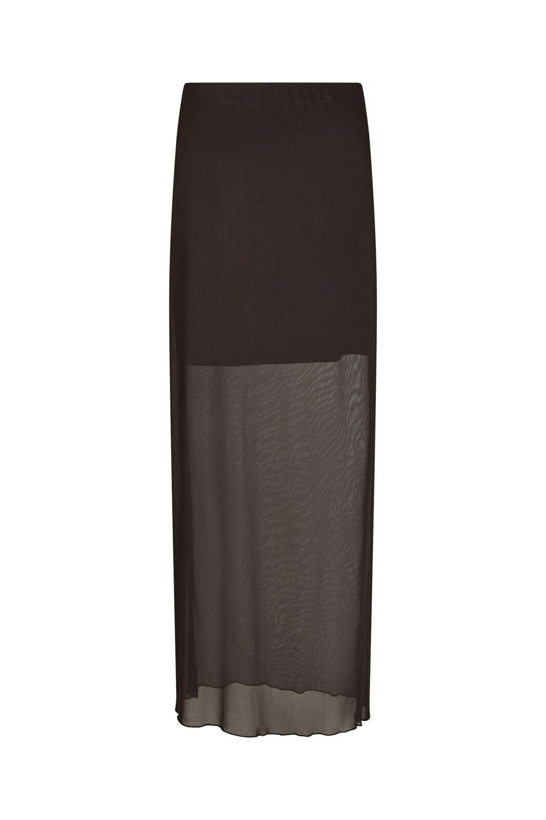 Neo Noir - Marlise Mesh Skirt 166014 - 676 - Dark Brown