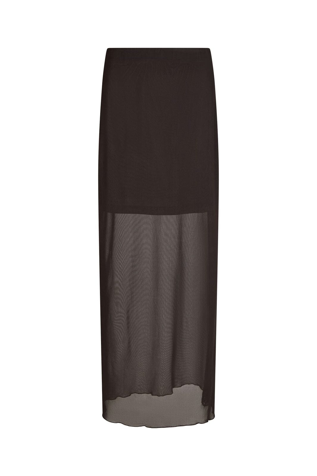 Neo Noir - Marlise Mesh Skirt 166014 - 676 - Dark Brown