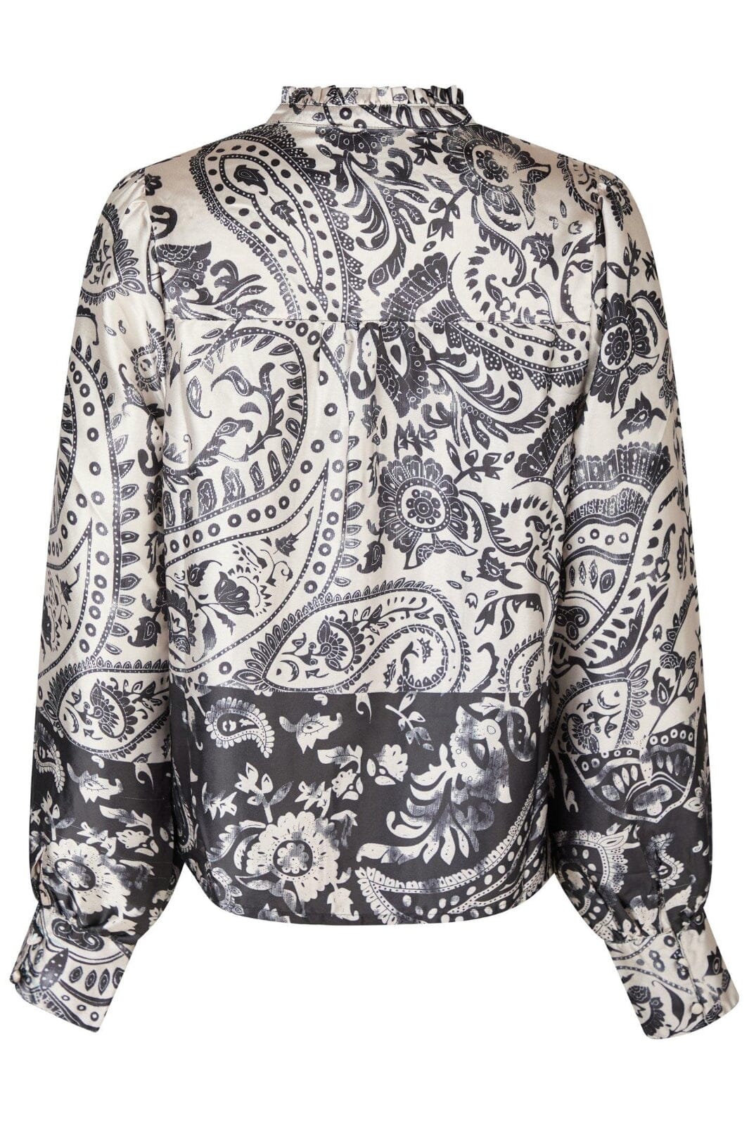 Neo Noir - Massima Deco Paisley Blouse 164308 - Creme Bluser