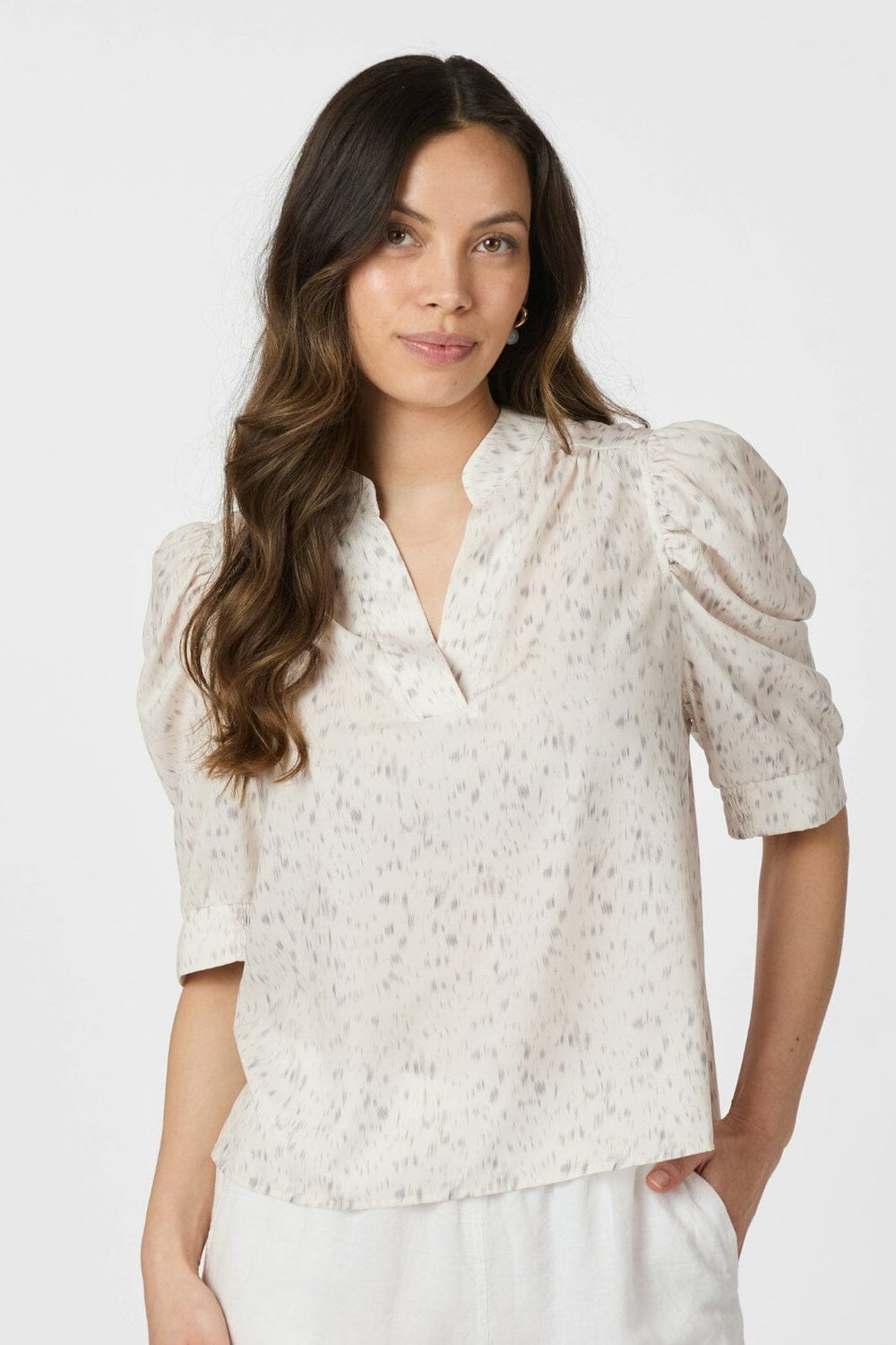 Neo Noir - Roella Dull Ditsy Blouse 166005 - 121 - Off White