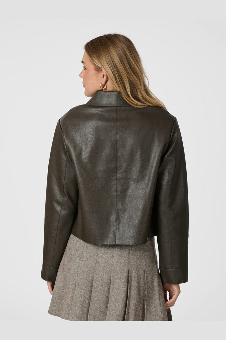 Neo Noir - Romana Faux Pu Jacket 164349 - 210 - Brown