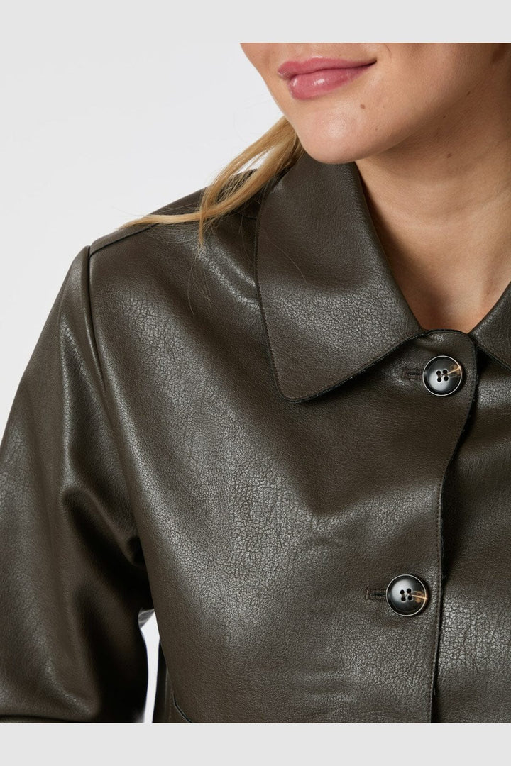 Neo Noir - Romana Faux Pu Jacket 164349 - 210 - Brown