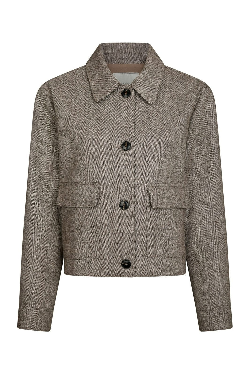 Neo Noir - Romana Herringbone Jacket 164892 - 306 - Dusty Brown