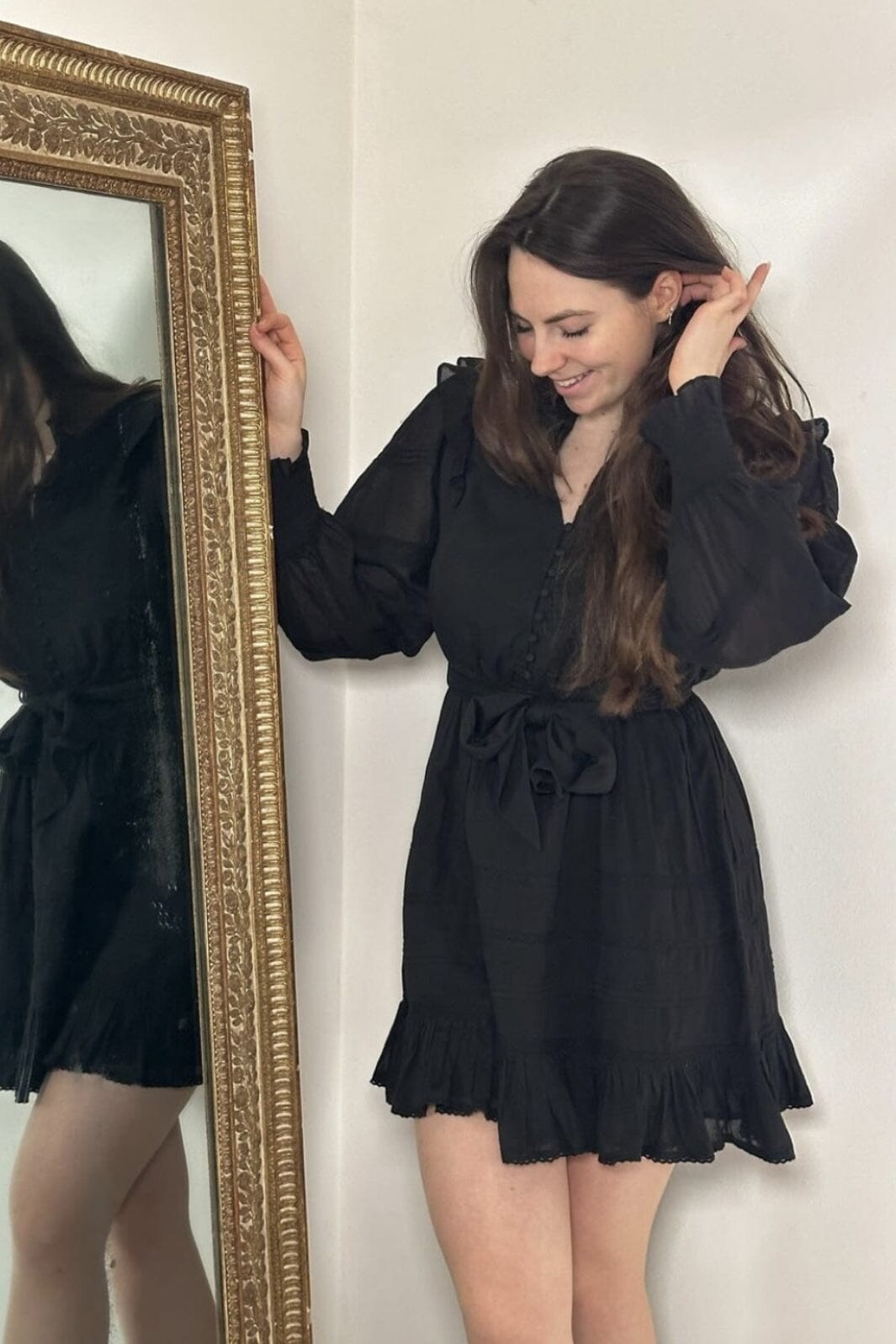 Neo Noir - Salli S Voile Dress - Black Kjoler