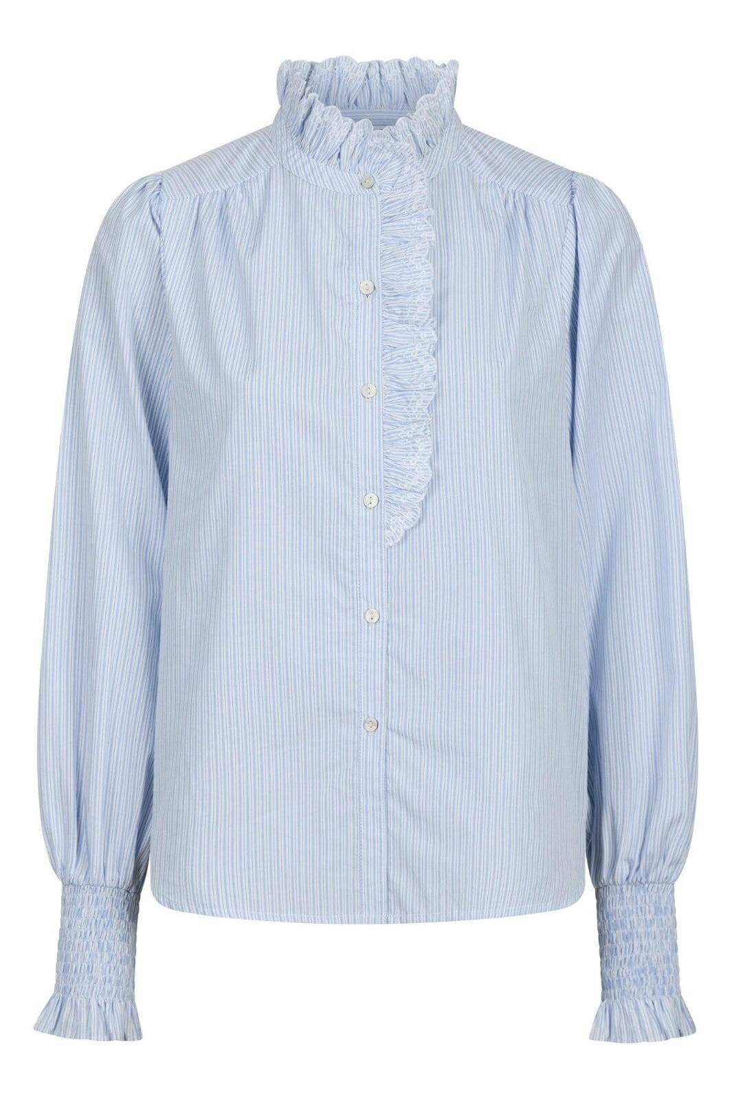 Neo Noir - Salma Stripe Blouse 163429 - 145 - Light Blue
